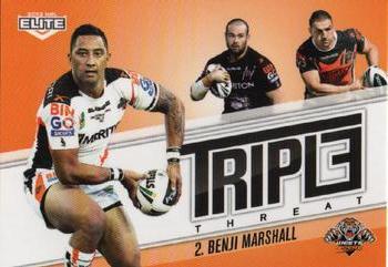 2013 ESP Elite - Triple Threat #TT47 Benji Marshall Front